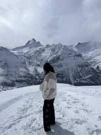 Grindelwald - First Cliff Walk แบบหิมะฉ่ำๆ