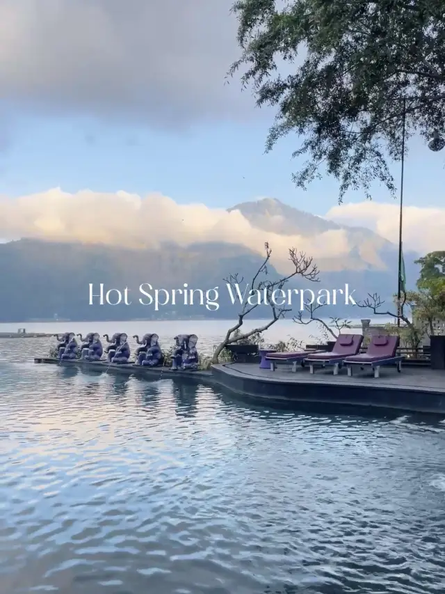 발리의 풍경을 보며 온천을 즐길 수 있는 곳!