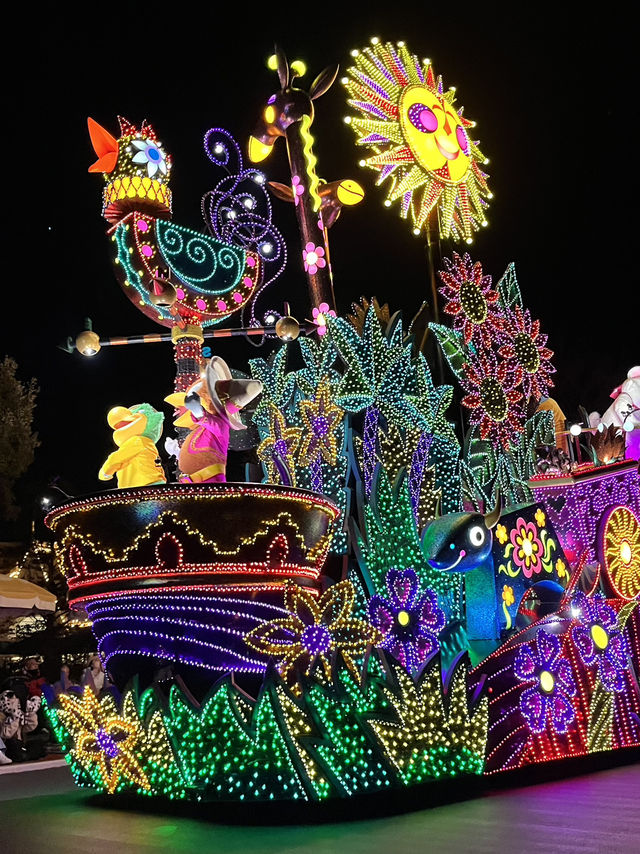 【ディズニー】ディズニーランドのナイトパレード！