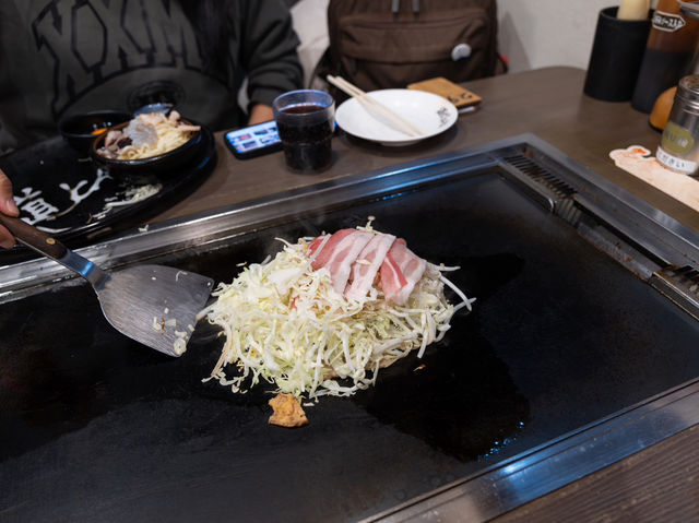 도쿄 몬자야끼 나리타 공항 근처 맛집 도톤보리❤️