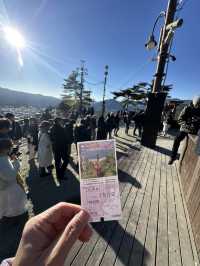 搭天上山公園纜車🚡鳥瞰河口湖嘆絕景富士山🗻