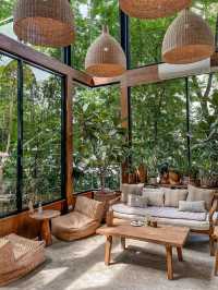 曼谷有氧森林系咖啡館 MiVana——玻璃屋裡的一整天
