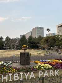 【黄昏時の日比谷公園と日比谷松本楼を歩いて】