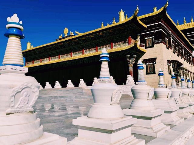 中國四川康定著名寺廟景點：木雅大寺，適合打卡拍照📸