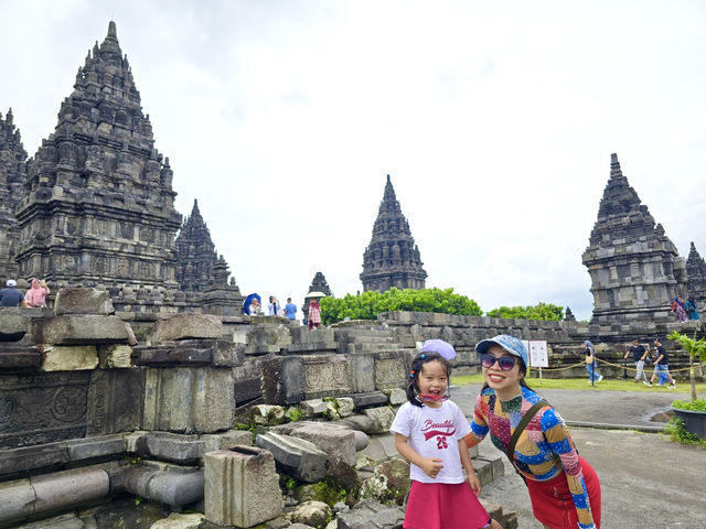 A day in Prambanan Temple with a toddler