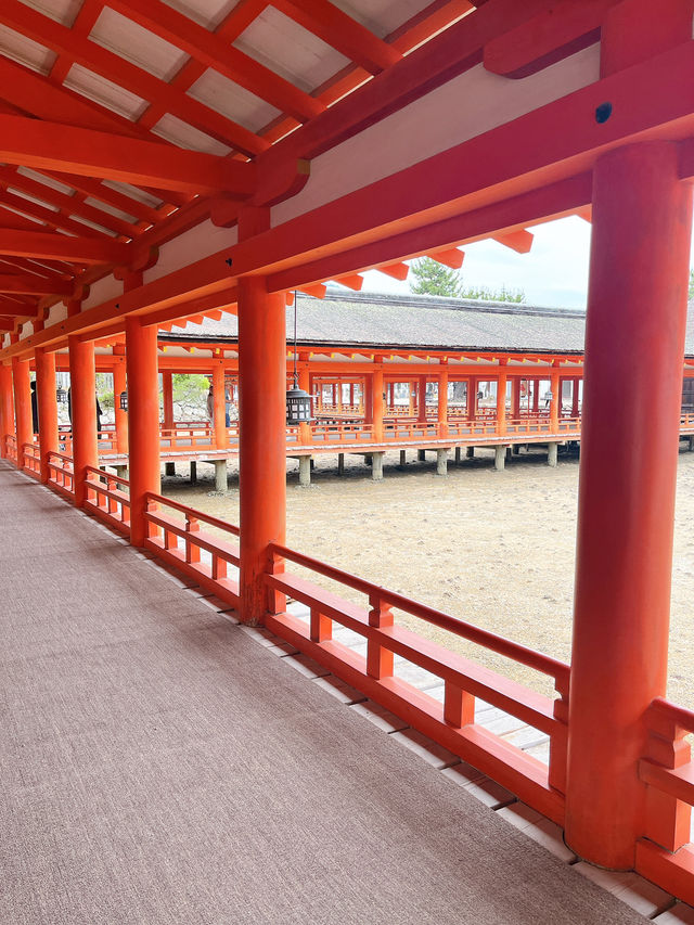 【広島】干潮の時の厳島神社