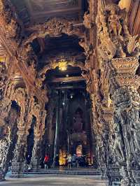 The Sanctuary of Truth in Pattaya, Thailand, is an impressive structure