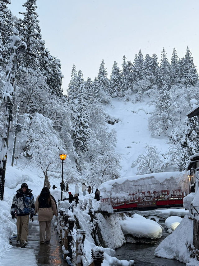 ❄️藏在雪國的白銀秘境｜山形銀山溫泉・白銀瀑布