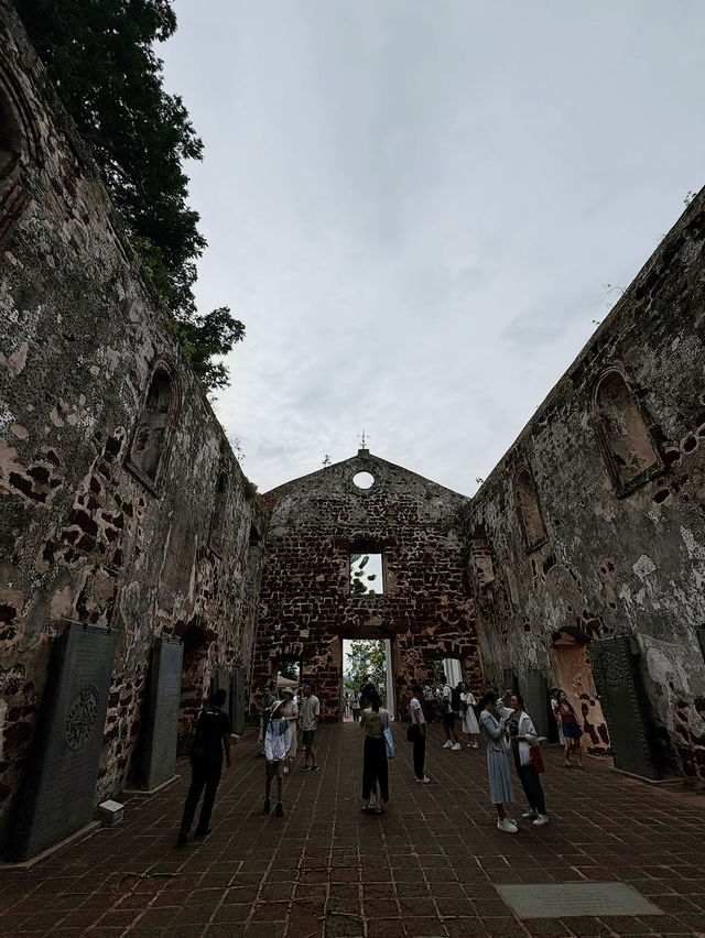 Vitis St. Paul's Church in Malacca