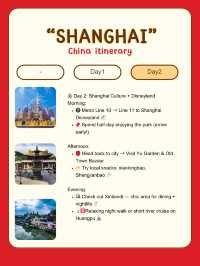 A trip to Shanghai! 🇨🇳