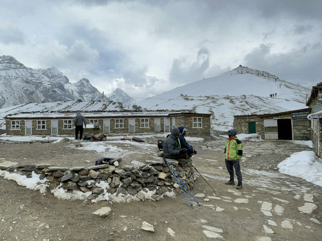 One of the toughest yet most rewarding parts of the Annapurna Circuit👫😎😍👍