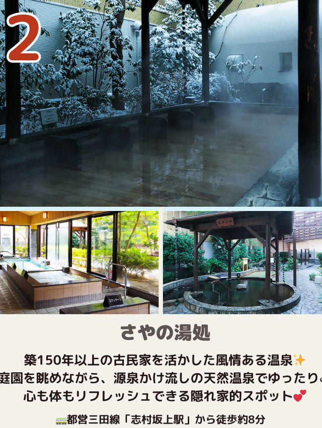 【東京】秘密にしたい日帰り温泉♨️6選📸