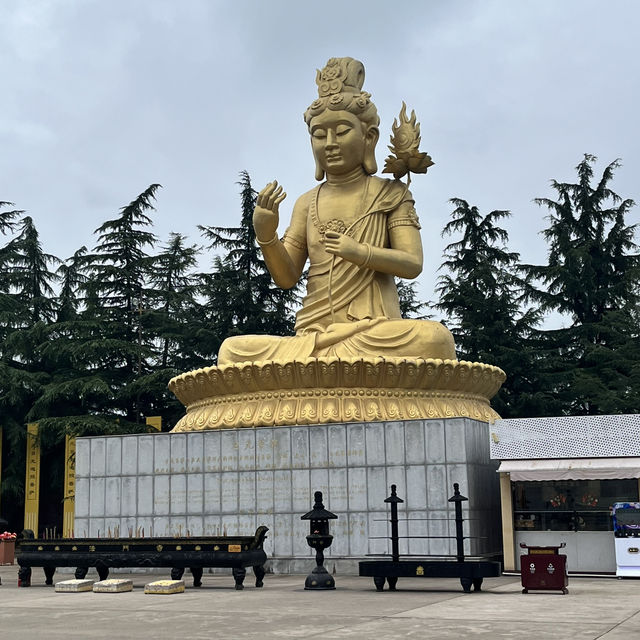✨ Famen Temple – The Golden Path of Faith ✨