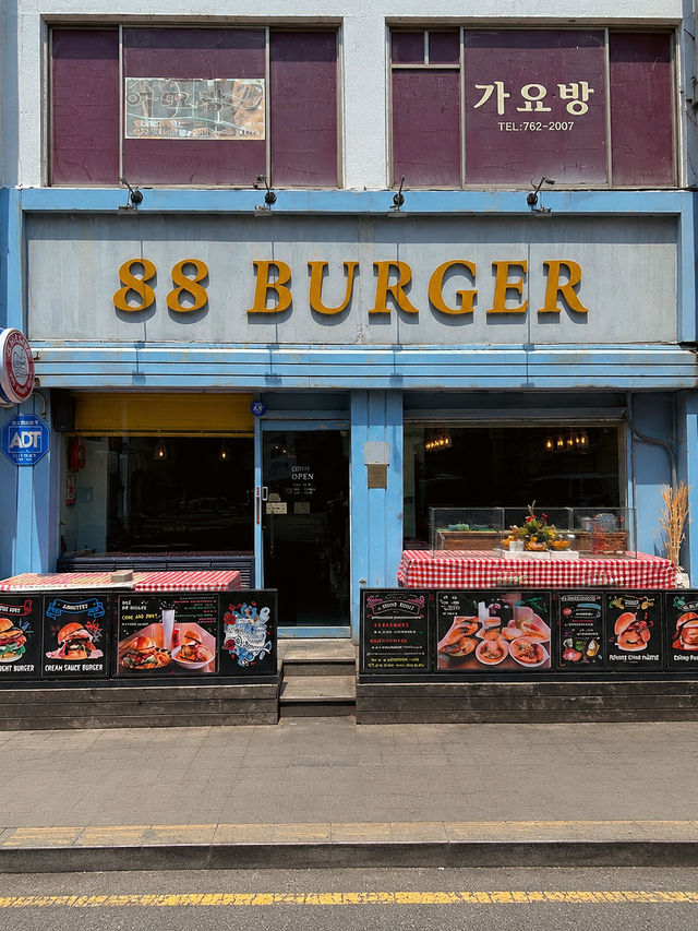 🍔เบอร์เกอร์คิวยาวแห่งเชจู  คนท้องถิ่นยังแนะนำ❗️