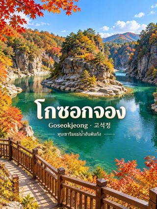 🏞️ โกซอกจอง (Goseokjeong) หุบเขาริมแม่น้ำเกาหลีที่สวยจนอยากไปเห็นด้วยตาตัวเอง 🇰🇷🍁