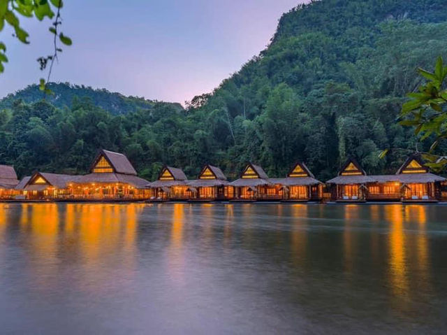The float house river kawai resort 🇹🇭 