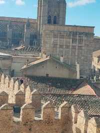 the medieval walls of Avila Spain 