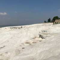 Turkey🇹🇷A Dreamlike Journey Through Pamukkale’s Cotton Castle☁️🏰