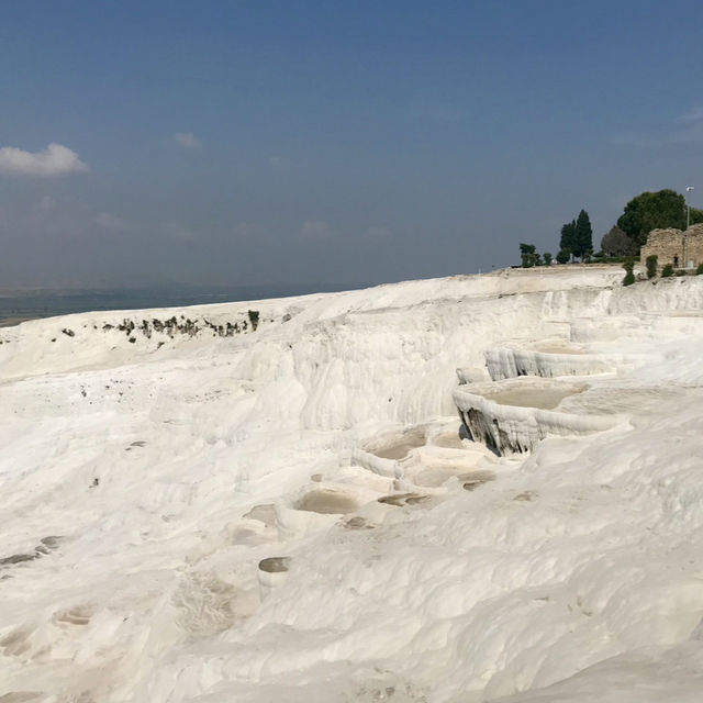 Turkey🇹🇷A Dreamlike Journey Through Pamukkale’s Cotton Castle☁️🏰
