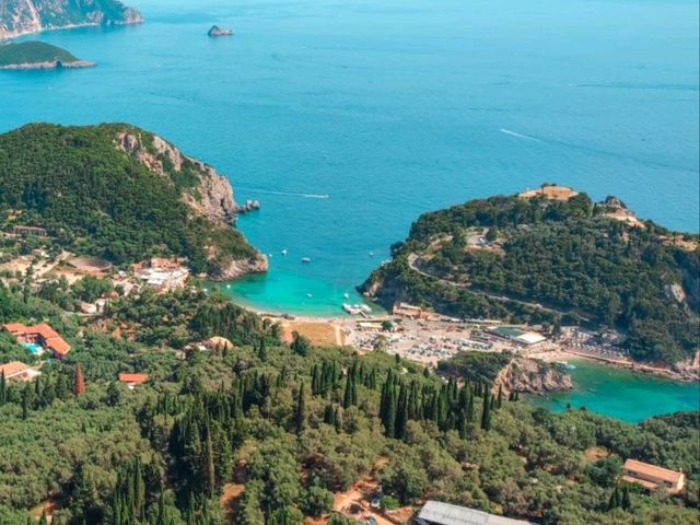Corfu's Pretty Bella Vista Viewpoint