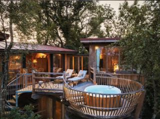 Relax and reconnect with nature in a one-of-a-kind spa retreat set high among the treetops 🌳🏡