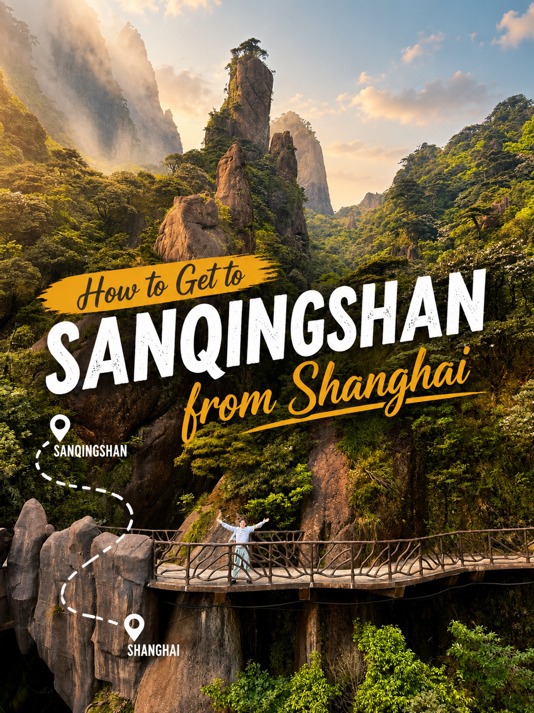 How to Get to Sanqingshan from Shanghai