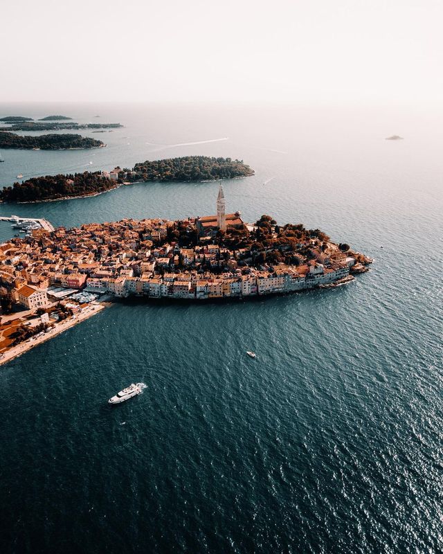 Rovinj from above: Aerial vistas of Croatia's coastal charm🚁