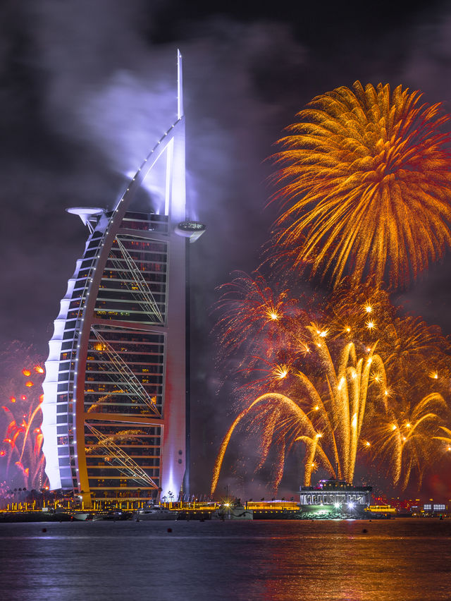 Magnificent Fireworks in Dubai!!!