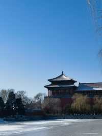 雪後遊覽東華門故宮中山公園