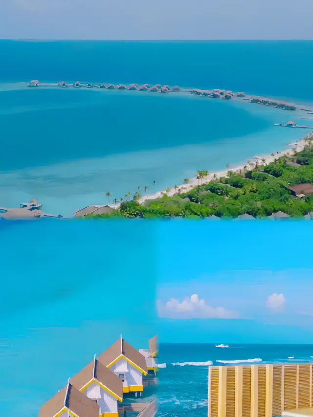 Maldives, the synonym of blue romance, every shot is a wallpaper
