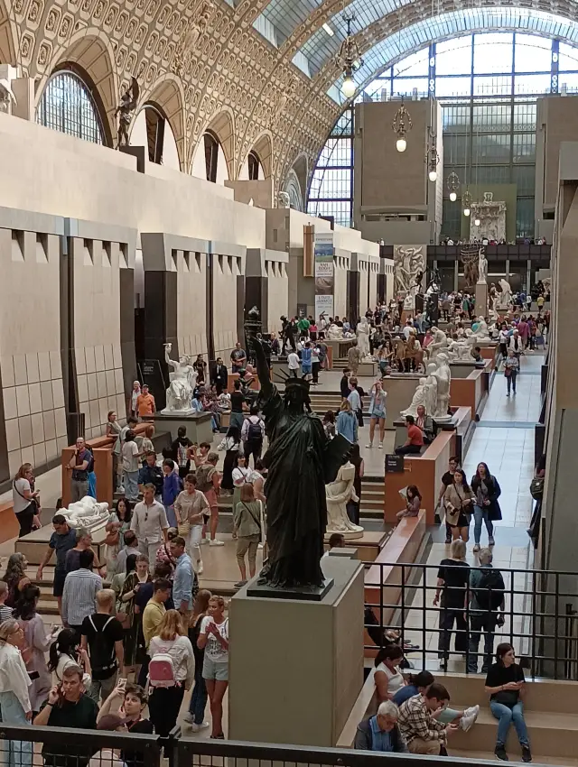 Once a train station--the Musée d'Orsay