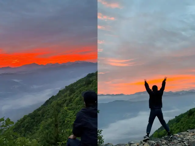 從西安出發2小時免費觀看雲海和日出的好地方