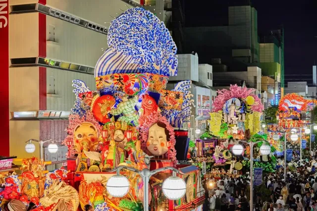 【青森縣】八戶三社大祭典，觀賞豪華絢爛光影花車！