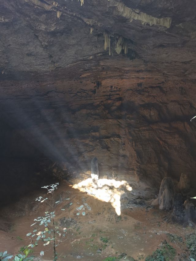 弄響天坑，陽光不會遺漏的地方。。