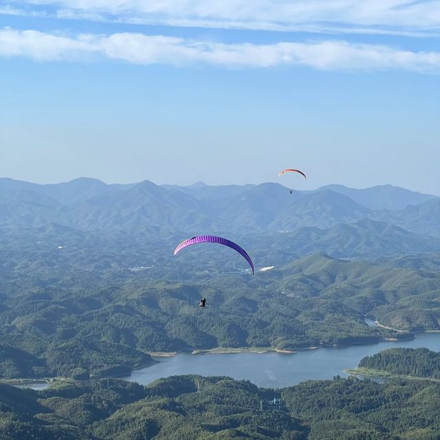 安吉滑翔傘，一生必試的體驗