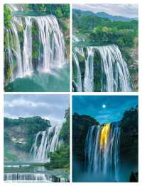 ###五彩斑斕的黃果樹景區，流水，高樹，奇山飛躍的暖風治癒！