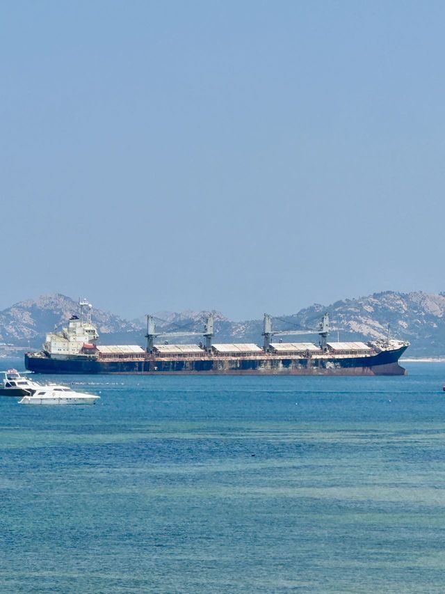 威海海草房住咗布魯威斯號睇咗～
