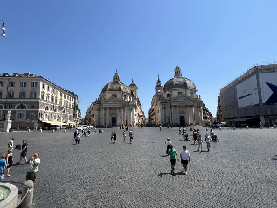 Quick Rome adventure? Here’s your must-see spot: Piazza del Popolo—the grand entrance to Rome where history and style meet in one epic piazza! 🇮🇹✨

Top Spot to Visit:  
🥇 Piazza del Popolo (Rome, Metropolitan City of Rome Capital, Italy). Open all day, all year—yes, you can roll up here whenever inspiration (or jet lag!) hits. This iconic square is postcard-perfect, ringed with twin churches (Santa Maria dei Miracoli and Santa Maria in Montesanto), an Egyptian obelisk, and some of the city’s most Instagrammable viewpoints.

Pro tip: Head up the steps behind the piazza in the late afternoon for a panoramic golden-hour shot at the Terrazza del Pincio 🌅. It’s a local favorite for good reason—unreal rooftop vibes and killer sunset photos.

How to get around: Rome’s metro Line A has a stop right at Flaminio (literally steps from the piazza). Buses and trams run here, too, but honestly—Rome is built for walking! Comfy shoes = mandatory.

Where to eat: Snack on a supplì (Roman fried rice ball) at a kiosk nearby, or sit down for aperitivo at Canova (right on the square, with people-watching galore). If you want pizza, head a few blocks south to Pizzeria Popolo.

Bonus tips:  
Bring a refillable water bottle—Rome’s fountains have free, ice-cold drinkable water.  
Pickpockets love busy piazzas, so keep phones and wallets close.

#RomeInADay #PiazzaDelPopolo #RomanHoliday #ItalyTravel #tripdotcom 