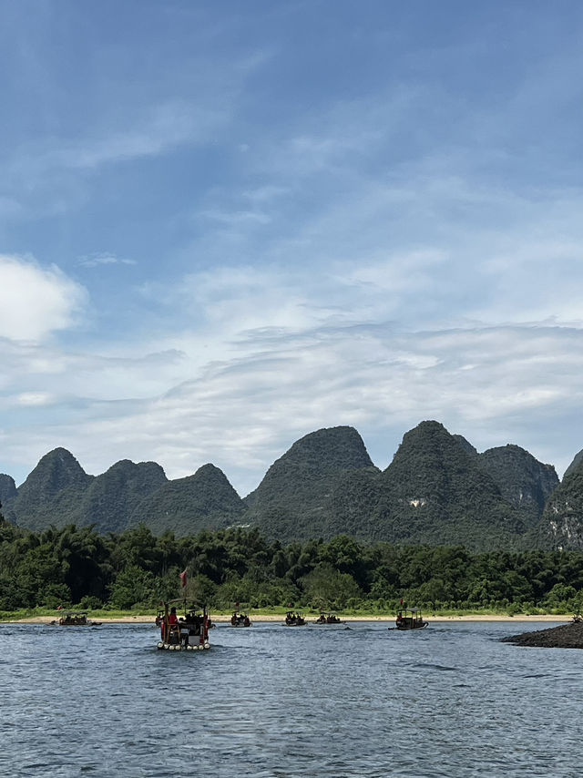 Bamboo rafting from XingPin