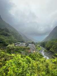 雨霧朦朧中的伊奧山谷夏威夷土著國王都來打卡的秘境！