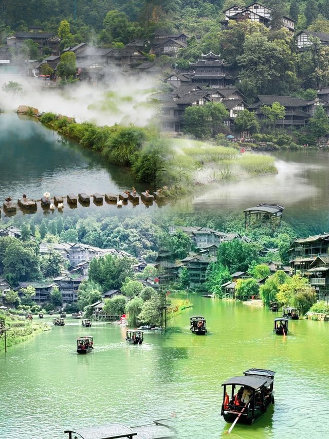 朋友們都以為我去了江南，貴州烏江寨美到我不想回家