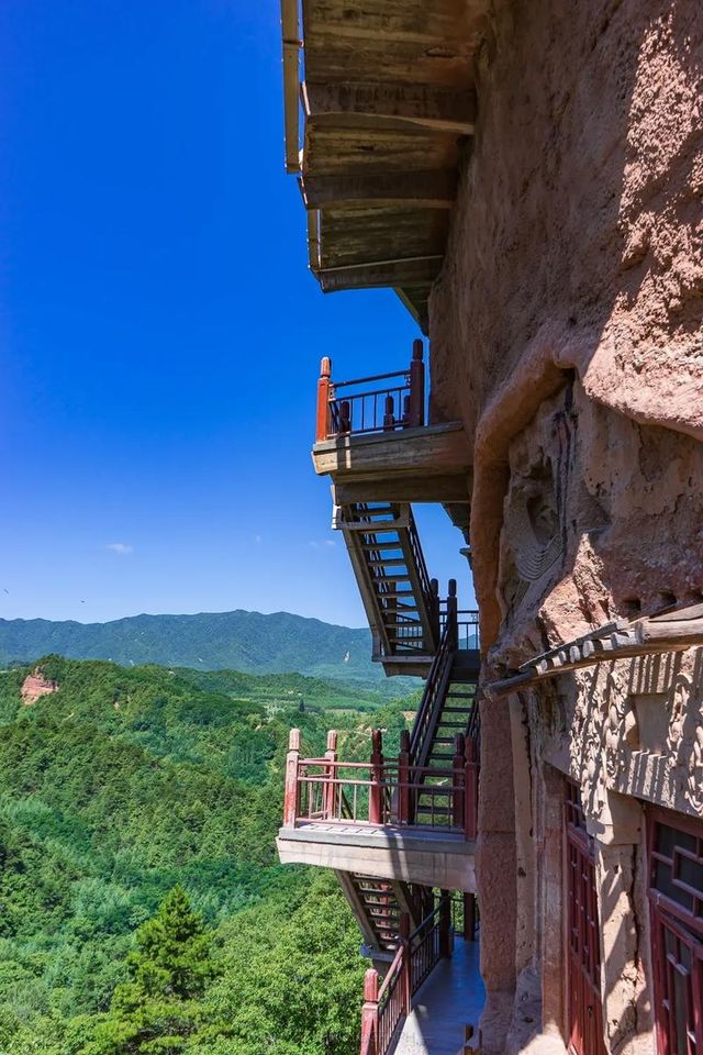 甘肅天水麥積山