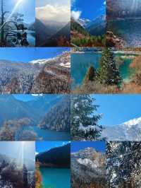 九寨溝的秋與冬丨調色盤打翻在人間的童話世界