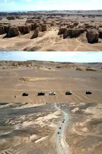 可愛的新疆大漠大海道衝啊