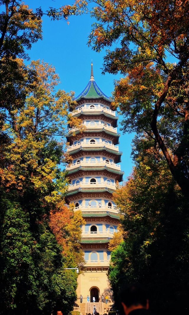 南京靈谷寺賞秋秘境