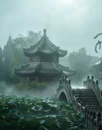 雨落蓮池,赴一場千年書院的水墨清歡