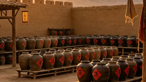 Musim Gugur di Zhenbeibao | Menonton Film di Kastil Loess Kuno — traveler post in Ningxia