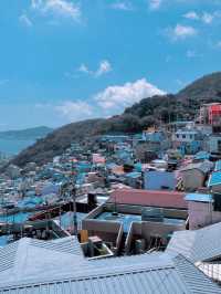 【韓國釜山】 우인 ☕️飽覽甘川洞文化川嘅cafe 