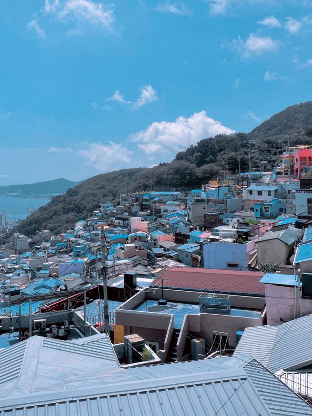 【韓國釜山】 우인 ☕️飽覽甘川洞文化川嘅cafe 