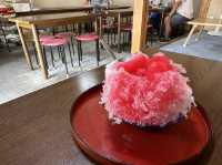 岐阜・岐阜公園。ちょっと『金華茶屋』で休憩しませんか？かき氷は350円也。